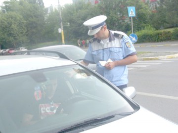 Minor prins la volanul unei maşini, în Medgidia